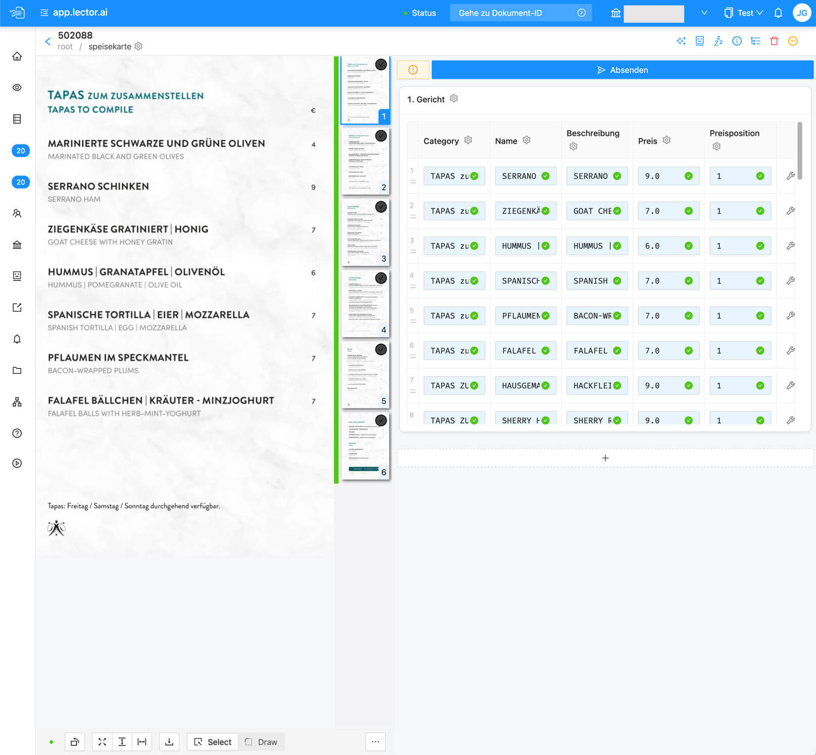 Extraction screenshot 1
